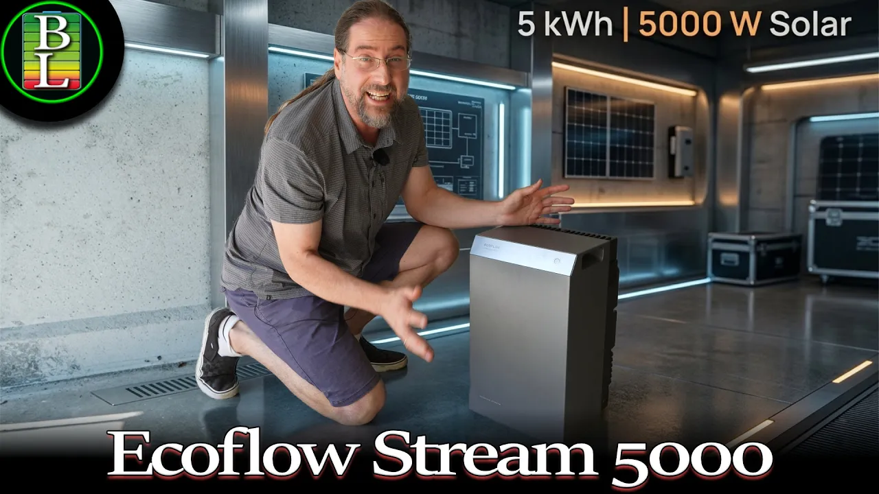 The NEW EcoFlow STREAM 5000 plugin solar system