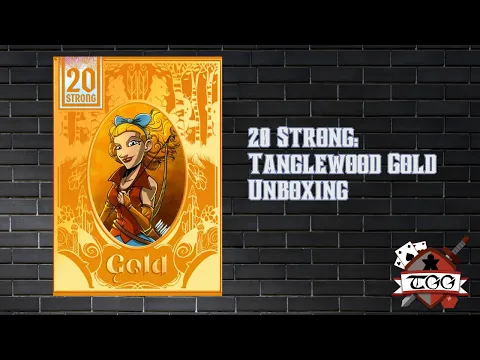 20 Strong: Tanglewood Gold Board Game Unboxing | Solo Dice Game Components & First Look