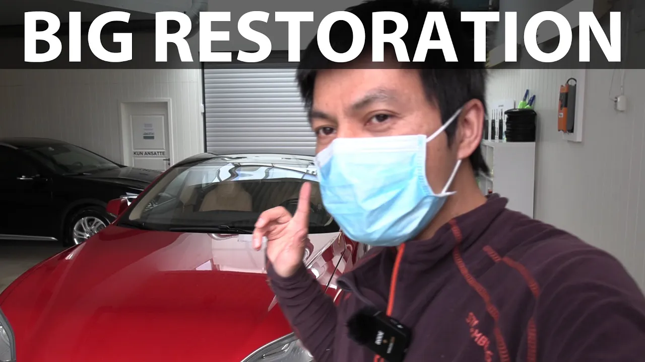 Millennium Falcon getting Extreme Makeover at Pit Stop Bilpleie part 1