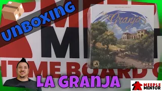 Meeple Mentor Unboxes La Granja Kickstarter Deluxe Master Set