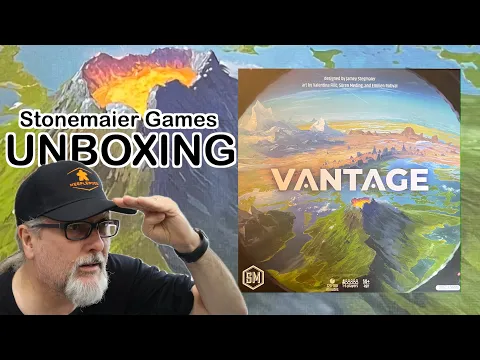 VANTAGE | Unboxing the new Board Game from Jamie Stegmaier | Published by Stonemaier Games