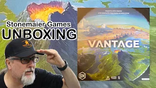 VANTAGE | Unboxing the new Board Game from Jamie Stegmaier | Published by Stonemaier Games
