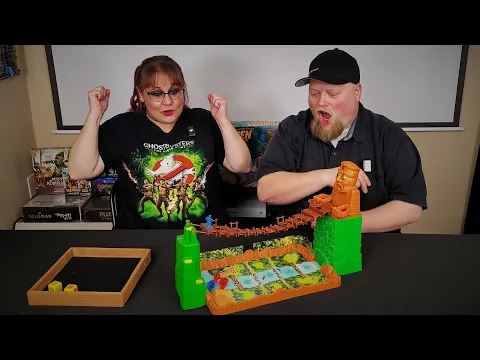 Let's Play Forbidden Bridge! - Milton Bradley (1992) #retro #boardgame #couplesgaming