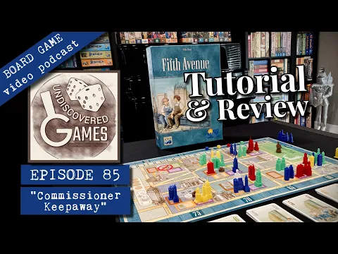 How to Play FIFTH AVENUE BOARD GAME Review & Full Rules Tutorial 5th Ave Alea Big Box Hidden Gem E85
