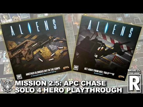 Aliens AGDitC – Mission 2.5 APC Chase with 5x5 - Solo (4‑Hero Playthrough)