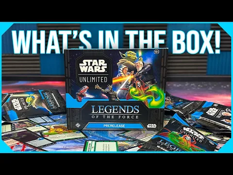 Star Wars Unlimited: Legends of the Force | Prerelease Box | Unboxing
