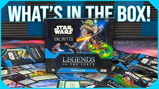 Star Wars Unlimited: Legends of the Force | Prerelease Box | Unboxing