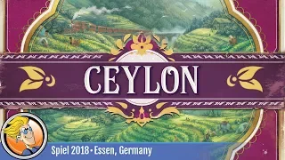 Ceylon — game overview at SPIEL '18