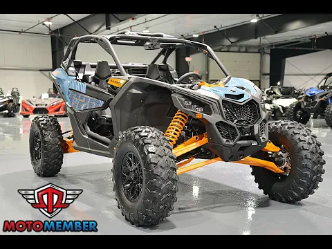2026 Can-am Maverick X3 Rs Turbo Scandi Blue & Orange Crush Thumbnail