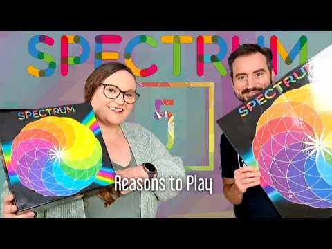 Spectrum - A Game of Colors - 5 Reasons to Play We Review this quick family colour roll and move