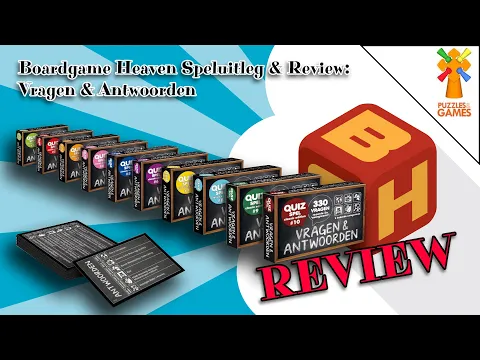Boardgame Heaven Speluitleg & Review 156: Vragen & Antwoorden (Puzzles & Games)
