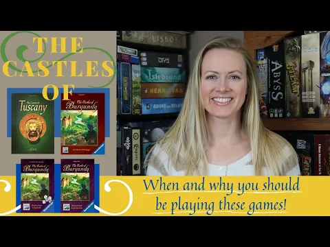My Favorite! The Castles of Burgundy/Tuscany! Board, Card and Dice: These Games Have It All!