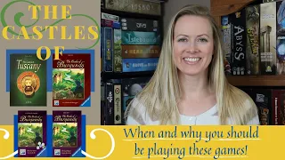 My Favorite! The Castles of Burgundy/Tuscany! Board, Card and Dice: These Games Have It All!