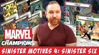 Marvel Champions: Sinister Motives, pt. 4 — Sinister Six vs Wasp and Gamora