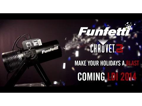 Product video thumbnail for Chauvet Funfetti Pack with Dual Black Lights &amp; Glow in the Dark Confetti