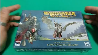 Warhammer - The Old World - Kingdom of Bretonnia: Lord on Royal Pegasus - Unboxing