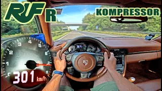 PORSCHE 997 RUF KOMPRESSOR is 2000’s TUNING on the AUTOBAHN