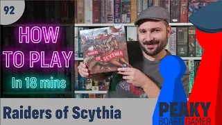 How to play Raiders of Scythia board game - Full teach - Peaky Boardgamer