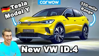 Volkswagen's 'Tesla Model Y' - the new 320-mile range ID.4! FULL DETAILS!