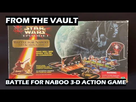 Unboxing Star Wars Battle for Naboo 3D Action Board Game