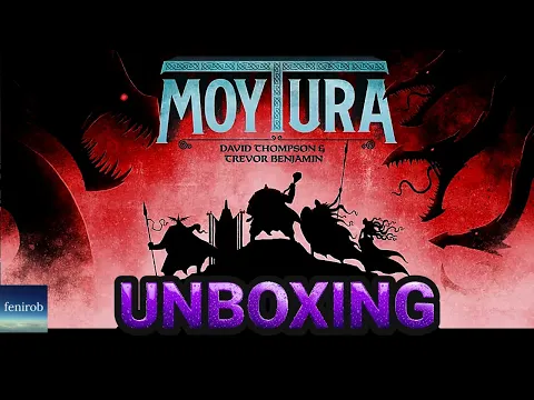 Moytura Board Game | Unboxing (No Talking) | Retail Version plus Deluxe Poker Chips