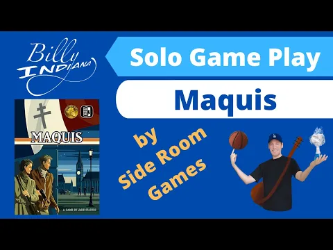 Maquis Kickstarter Board Game Solo Play Through