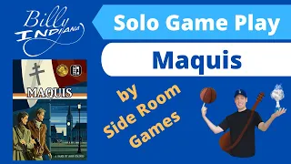 Maquis Kickstarter Board Game Solo Play Through