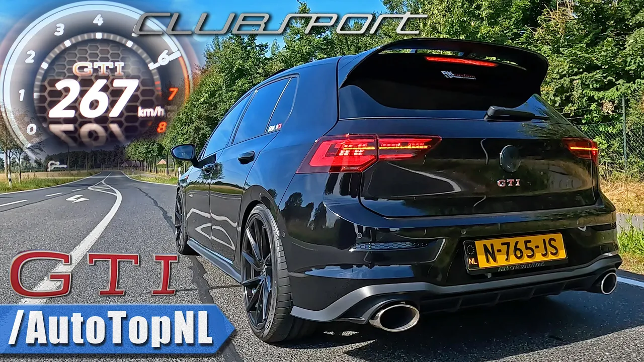 VW Golf GTI MK8 Clubsport | ACCELERATION POV TOP SPEED & SOUND by AutoTopNL