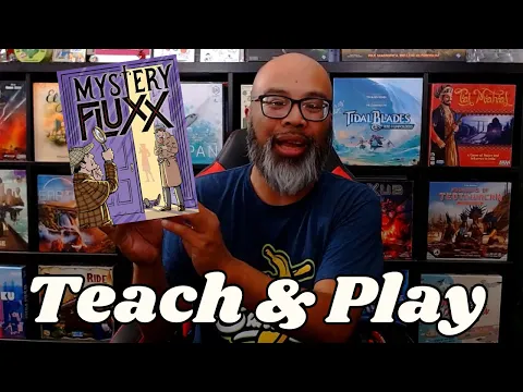 Solve whodunits with the ever-changing rules of Mystery Fluxx! (solo variant)
