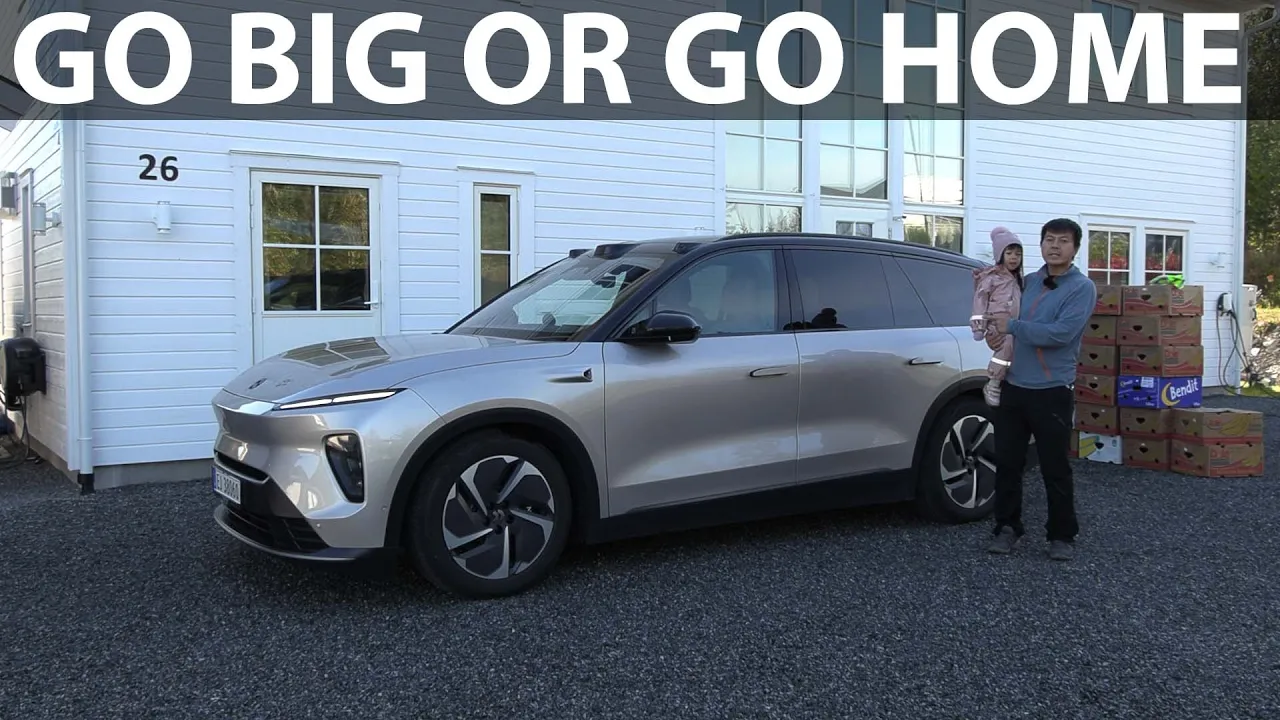 Nio EL8 Executive 6 seater banana box test