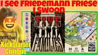 Five Families - (F) - A Complete Disappointment - Kickstarter Critique Review
