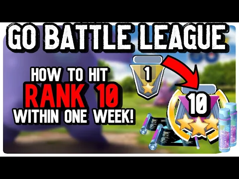 HOW TO HIT RANK 10 IN 1 WEEK! *GO BATTLE LEAGUE* GREAT LEAGUE POKEMON
GO PVP