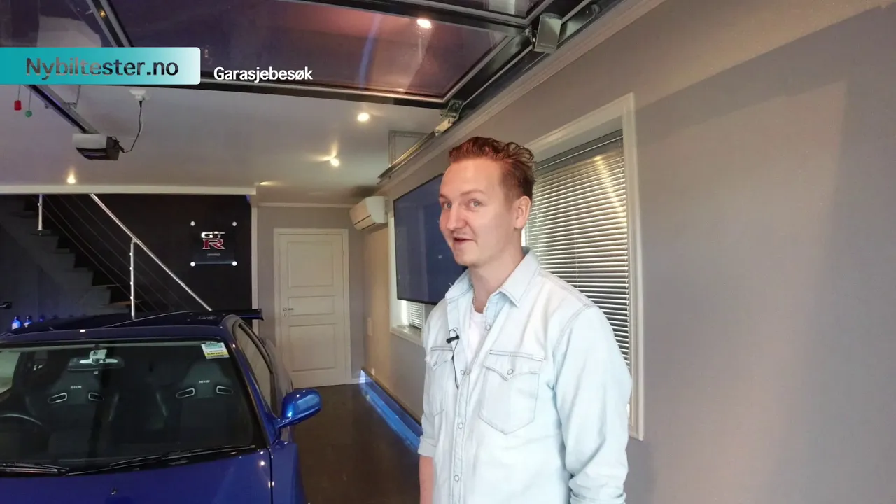 Garasjebesøk hos Preben - Nissan GT-R R33 + R34 + R35 - en unik samling biler, og en heftig garasje!
