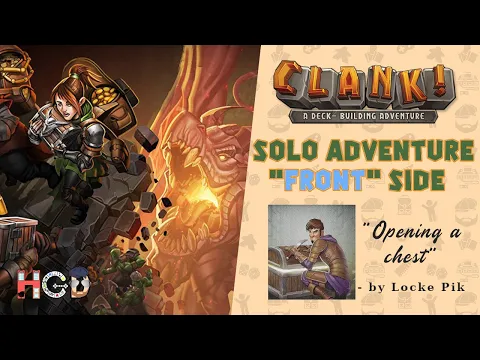 Clank! Solo Adventure – “Front” Blue Sky Side – with Dire Wolf Games Companion App