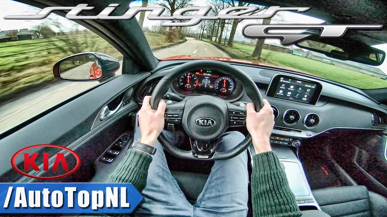 Kia Stinger GT 3.3 V6 BiTurbo POV Test Drive by AutoTopNL