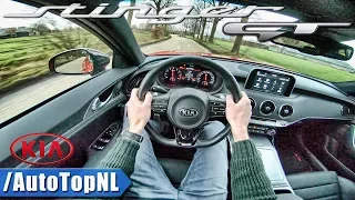 Kia Stinger GT 3.3 V6 BiTurbo POV Test Drive by AutoTopNL