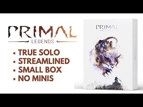 Primal Legends: Voice of the Storm | Solo Board Game Tutorial and Playthrough (Sponsored Video)