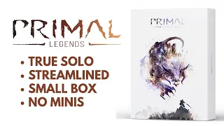 Primal Legends: Voice of the Storm | Solo Board Game Tutorial and Playthrough (Sponsored Video)