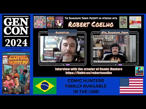 Interview with Comic Hunters designer Robert Coelho | Gen Con 2024