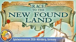 Race to the New Found Land — game preview at Spielwarenmesse 2018