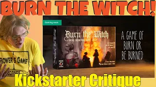 Burn the Witch - Kickstarter Critique Review