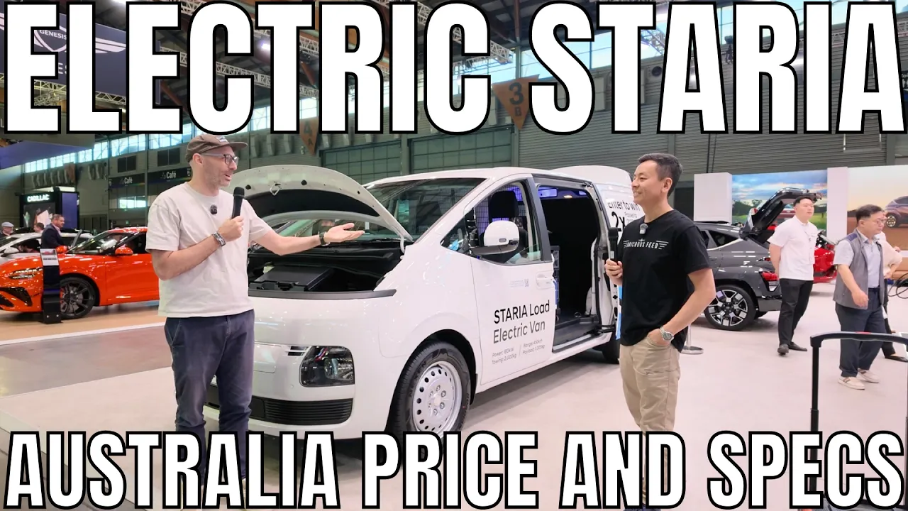 Hyundai Staria Load Electric Australia Walkaround 2026: Pricing, Specs