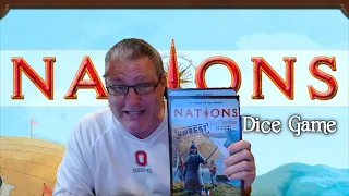 NATIONS The Dice Game With UNREST Expansion Solo Playthrough as Mongolia with Tutorial