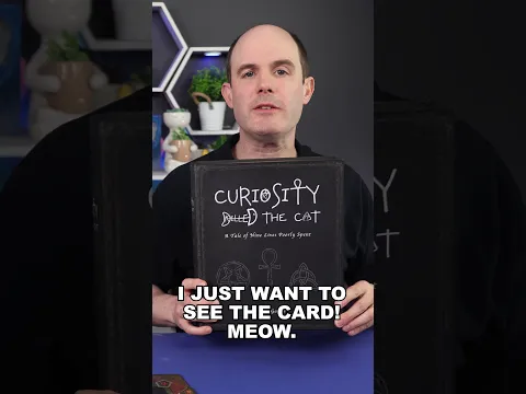 Will you be the last cat standing? Curiosity Killed the Cat #tabletopgaming #shorts