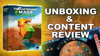 Terraforming MARS: The Dice Game - Unboxing, First look, Component Review
