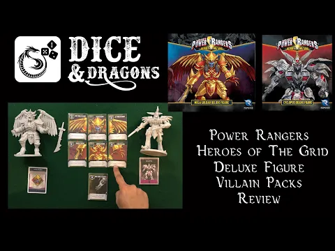 Dice and Dragons - Power Rangers Heroes of the Grid Villain Deluxe Figure Packs Review