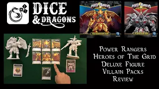 Dice and Dragons - Power Rangers Heroes of the Grid Villain Deluxe Figure Packs Review