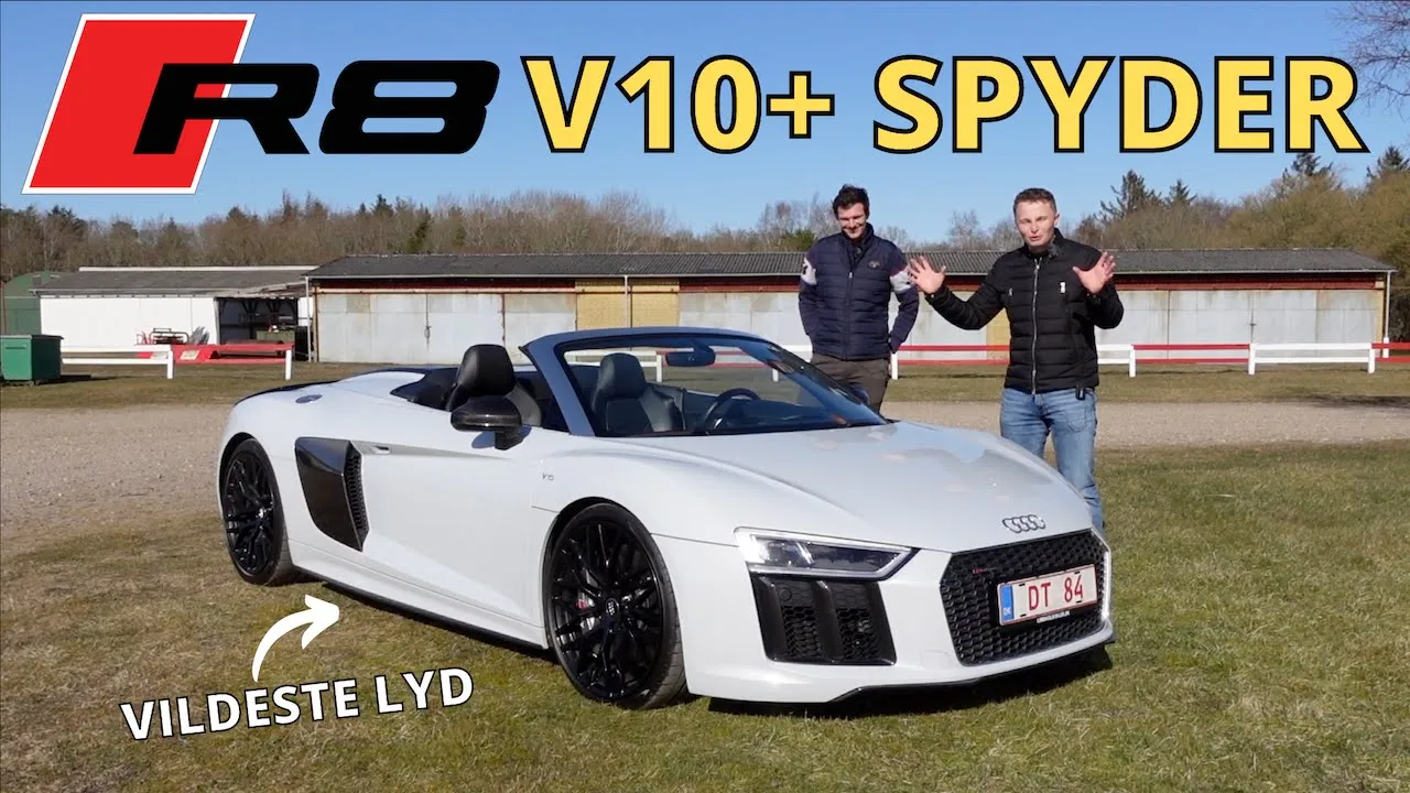 KØRETUREN - Starter ud med CRAZY superbil!! Audi R8 V10+ Spyder