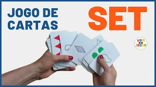 VEJA COMO JOGAR SET - Um jogo de cartas no qual todos jogam ao mesmo tempo!