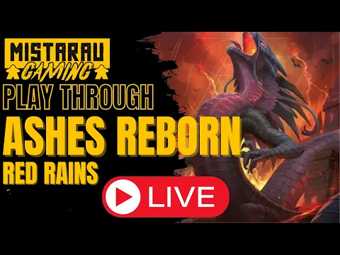 Ashes Reborn: Red Rains | Solo Playthrough | Mista Rau Gaming